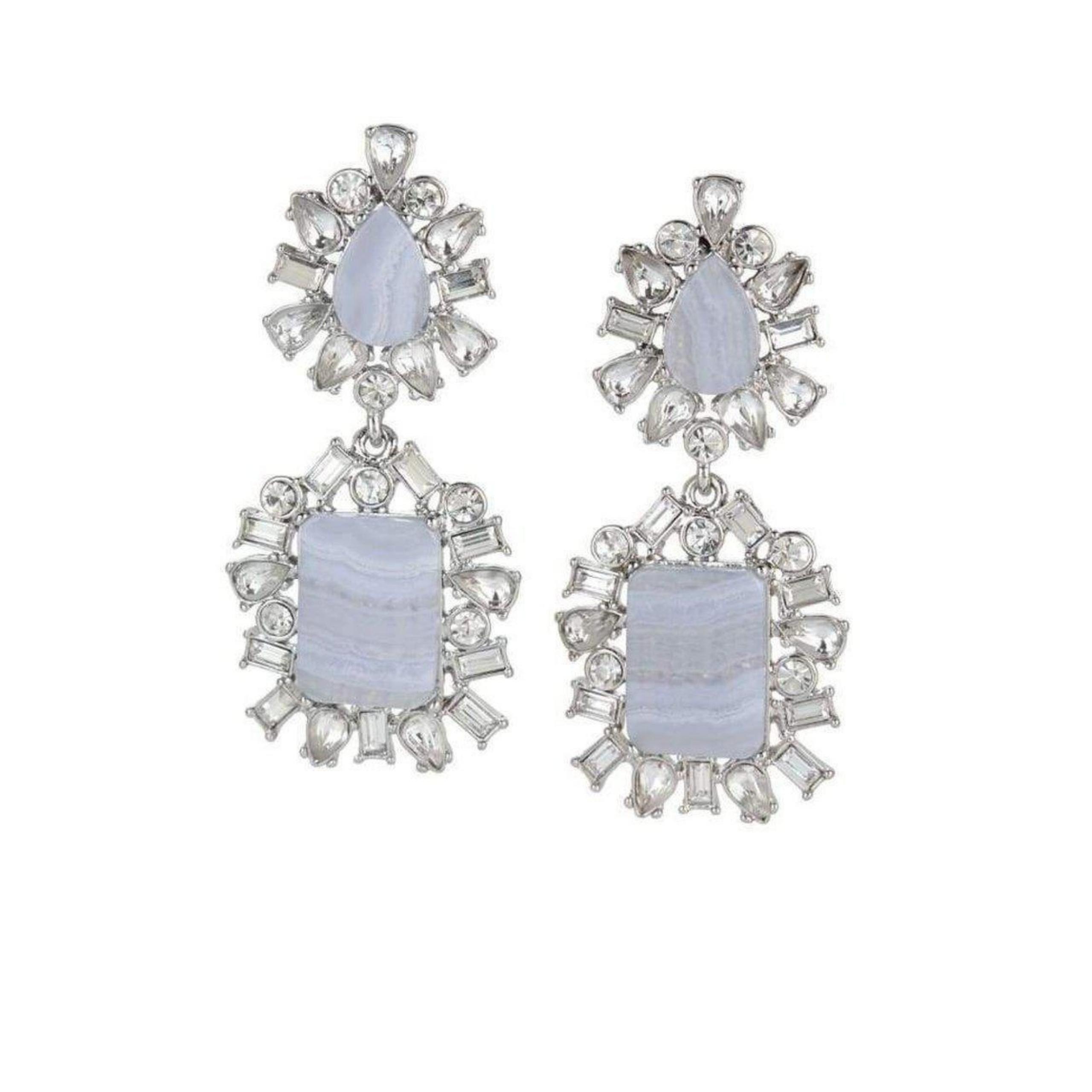 Bcbgmaxazria - Scattered-Stone Drop Earrings